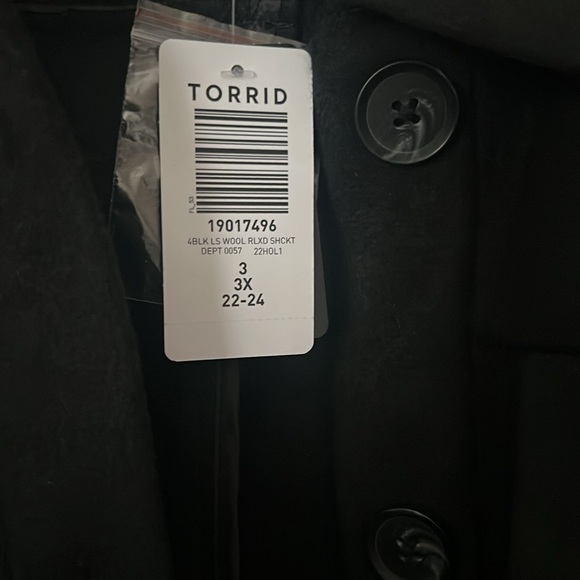 Torrid Wool Longline Shacket - Picture 4 of 8